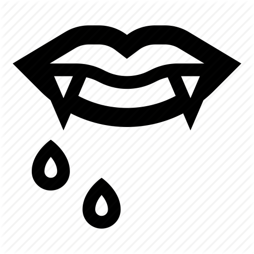 Blood, Fangs, Halloween, Mouth, Stomatology, Vampire Icon