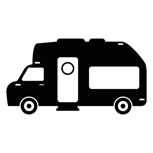 Camper Van Flat Icon