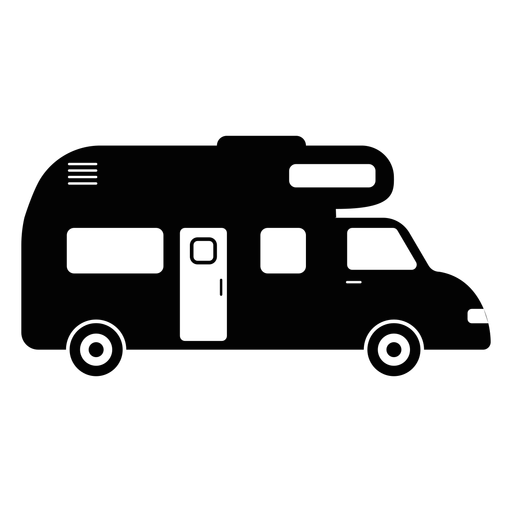 Campervan Vehicle Flat Icon