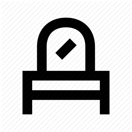 Dresser, Dressing Table, Dressing Vanity, Furniture, Vanity Table Icon