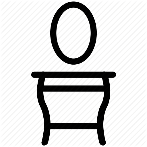 Bedroom Vanity, Dressing Table, Furniture, Vanity, Vanity Table Icon