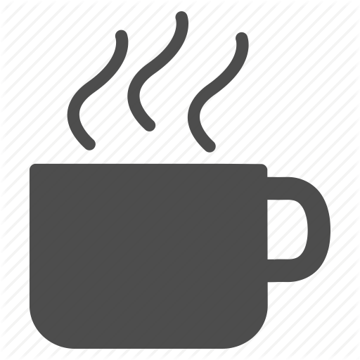Coffee Break, Drink, Hot Glass, Java, Pause, Tea Cup, Vapor Icon