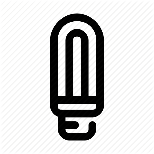 Bulb, Energy Conservation, Fluorescent, L Light, Sodium Vapor Icon