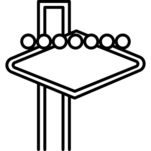 Las Vegas Sign Icons Free Download