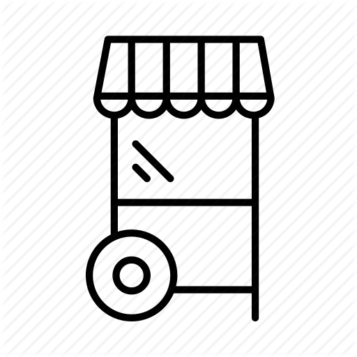 Carnival, Food, Market, Retail, Shop, Stall, Vendor Icon