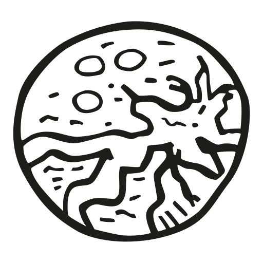 Venus Icon Free Of Space Hand Drawn Black Sticker