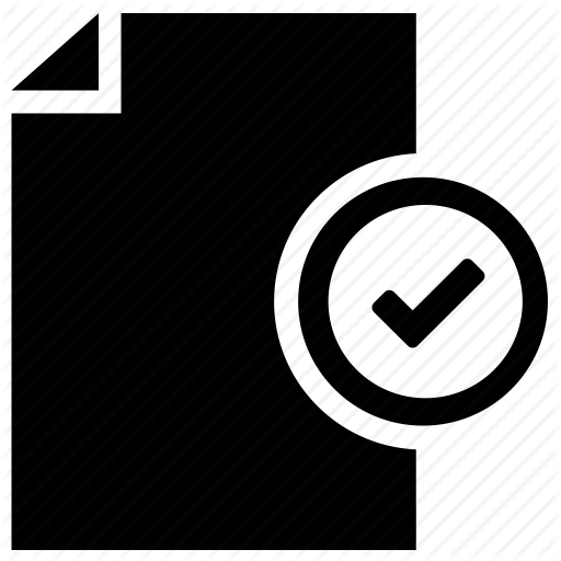 Document, Verification Icon