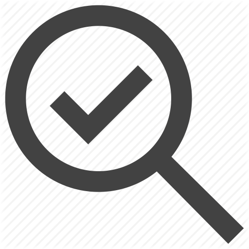 Check, Find, Glass, Search, Verification Icon