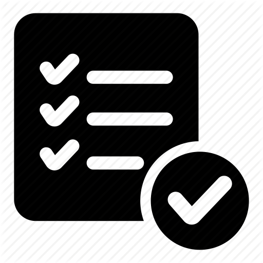 Checking, Checklist, Document, List, Verification, Verify Icon