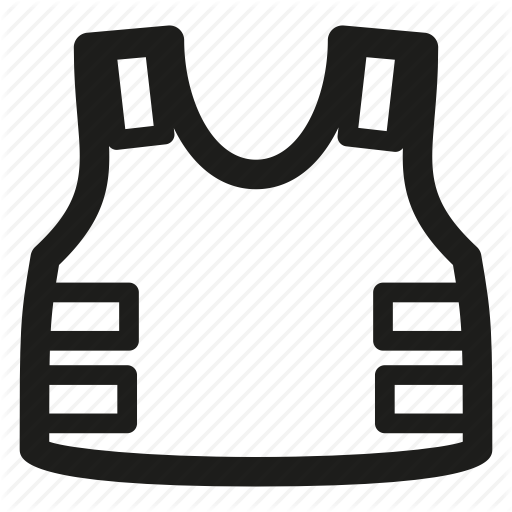 Bulletproof, Flak, Jacket, Vest Icon