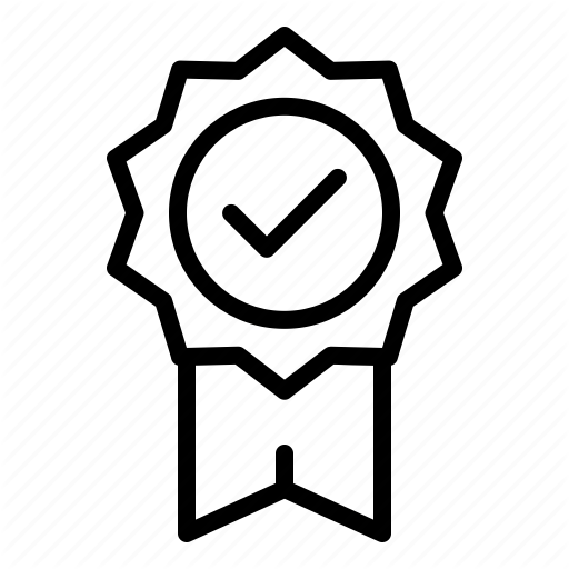 Badge, Charter, Check, Veteran Icon