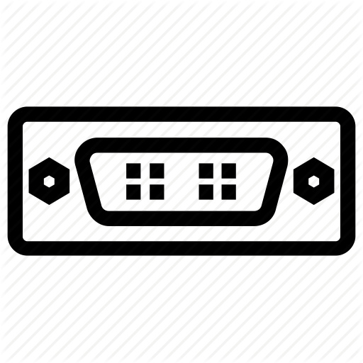 Cable, Connector, Plug, Port, Vga Icon