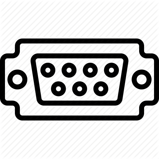 Computer, Device, Electronic, Hardware, Tech, Vga Icon