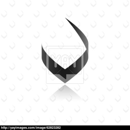 Black Victory Icon Background Vector