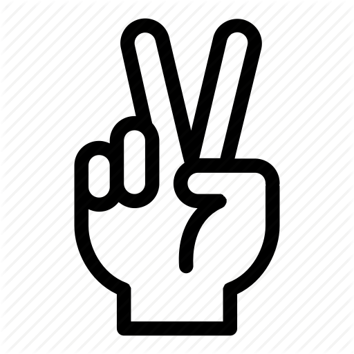 Fingers, Gesture, Gestures, Hand, Motivation, Victory Icon
