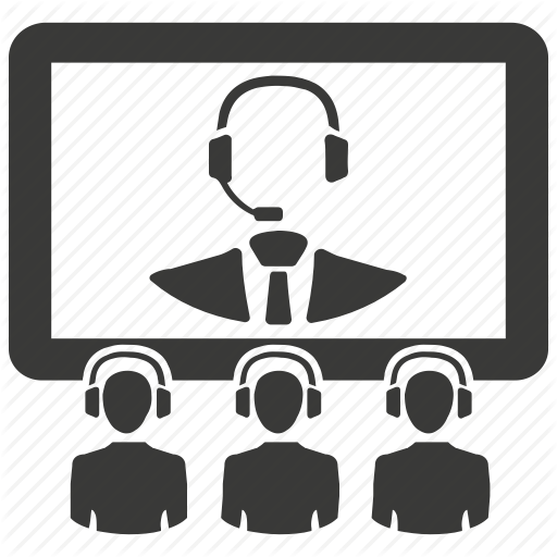 Business Meeting, Video Call, Video Conference Icon