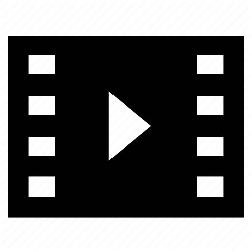 Movie Video, Play, Play Button, Video Player, Video Strip Icon