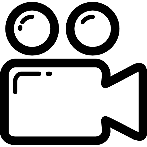 Video Camera Outline Icons Free Download