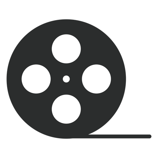Video Tape Reel Flat Icon