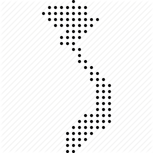 Asian, Country, Map, Nation, Vietnam Icon