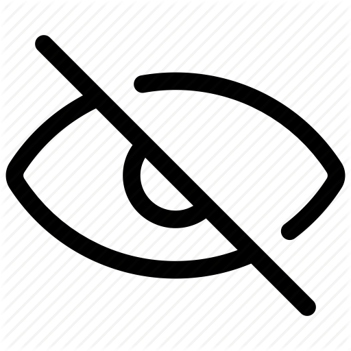 Disabled, Invisible, No, Not, View, Visible Icon