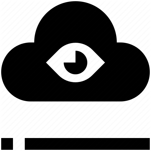 Cloud, Eye, View, Views Icon