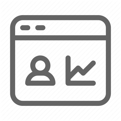 Influencer, Traffic, Viewer, Visitor Icon