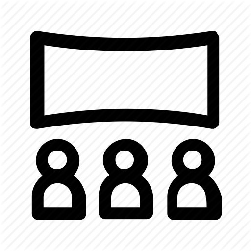 Audience, Cinema, Film, Screen, Viewer, Watch Icon