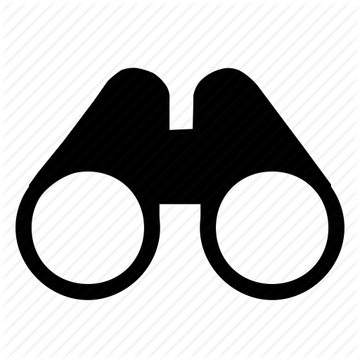 Binoculars, Panorama, View, Viewpoint Icon