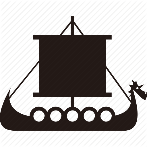 Boat, Ship, Vessel, Viking Icon