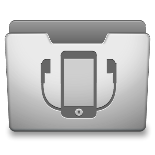 Aluminum Grey Movil Devices Icon