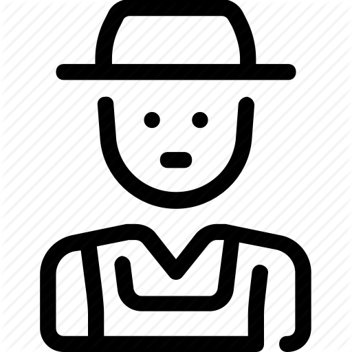 Agriculture, Avatar, Character, Farmer, Human, Village Icon