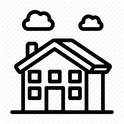 Building, City, Country, Home, House, Street, Village Icon