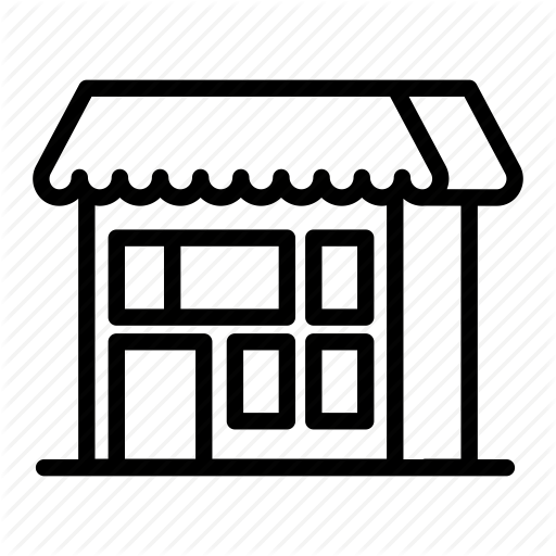 Building, City, Country, House, Shop, Street, Village Icon