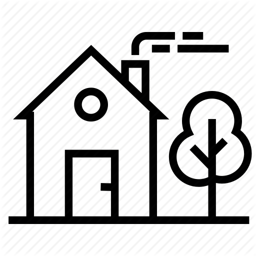 Cottage, House, Residence, Village Icon