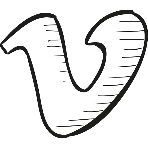 Vimeo Icon Vector