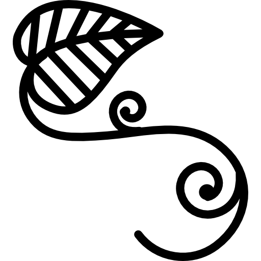 Leaves Outline With Vines Icons Free Download