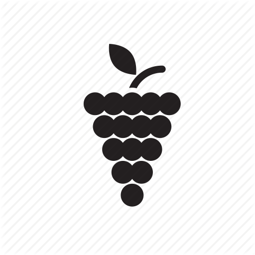 Fruit, Grape, Snack, Time, Vineyard Icon