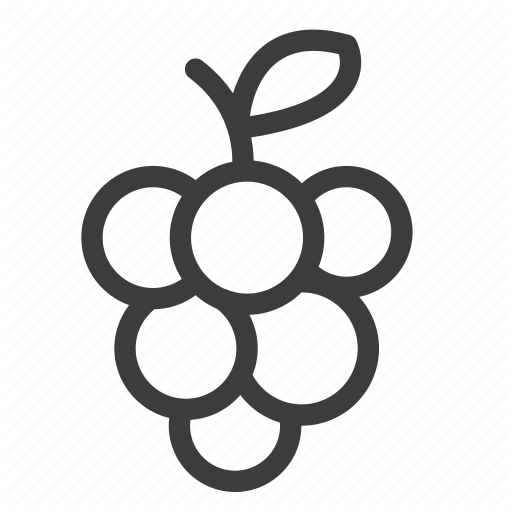 Food, Fruit, Grape, Grapes, Vineyard Icon