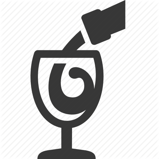 France, Pouring Wine, Raw, Simple, Vineyard, Wine Icon