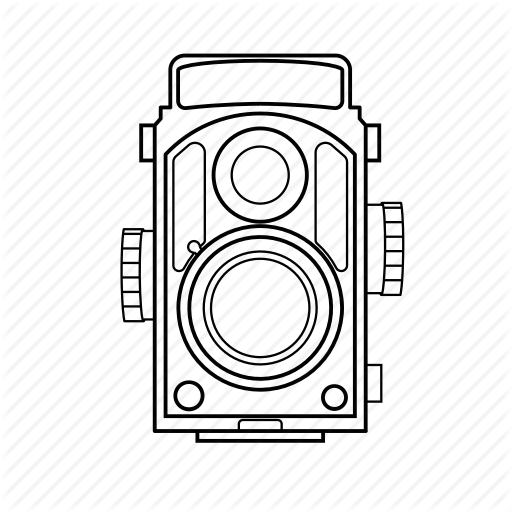 Camera, Image, Lenses, Old, Retro, Two, Vintage Icon