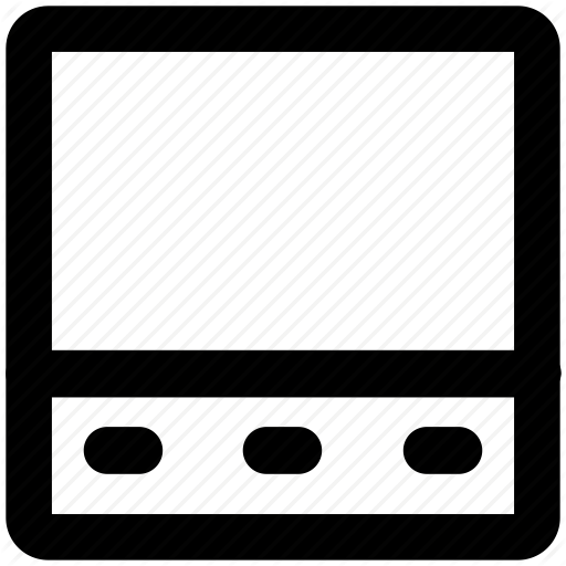 Antenna Television, Lcd, Multimedia, Tv, Tv Screen, Vintage Tv Icon