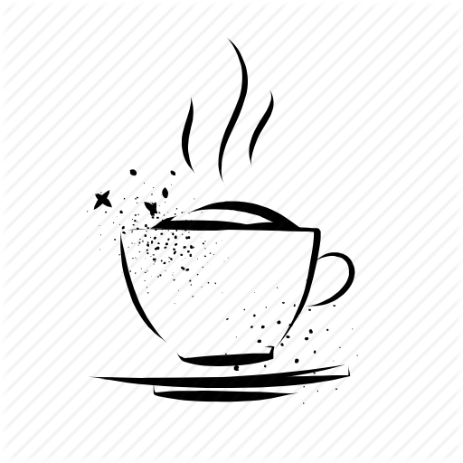 Coffee, Cup, Drink, Foam, Food, Hot, Vintage Icon