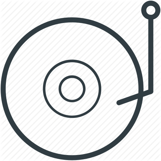 Multimedia, Music, Record Player, Turntable, Vinyl Player Icon