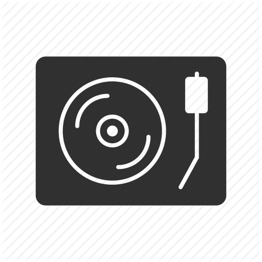 Audio Player, Cd, Record Player, Vinyl Record Icon