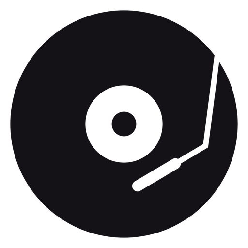 Music Record Silhouette