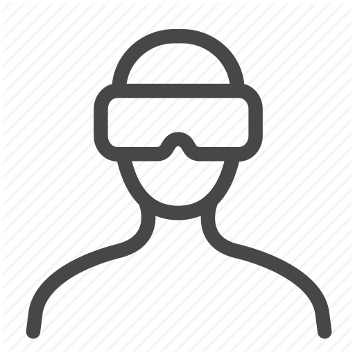 Virtual Reality Icon White