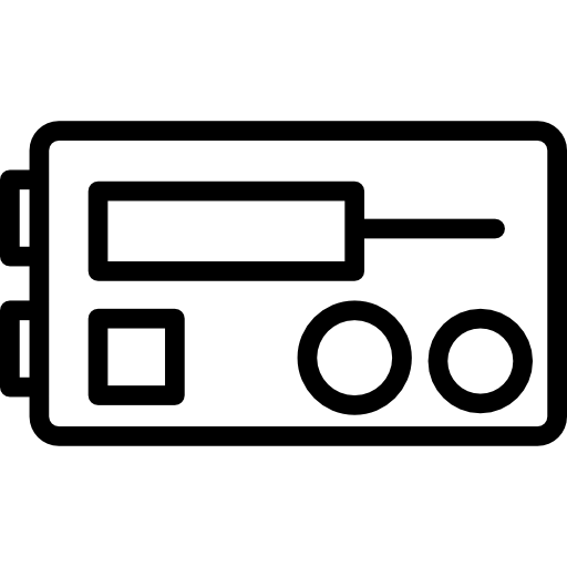 Server Outline Symbol In A Circle Icons Free Download