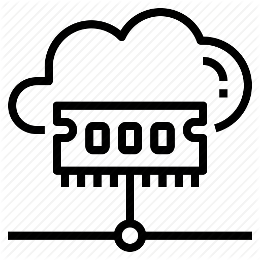 Cloud, Infrastructure, Memory, Ram, Server, Storage, Virtual Icon