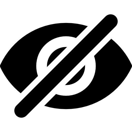 Visibility Off Icons Free Download